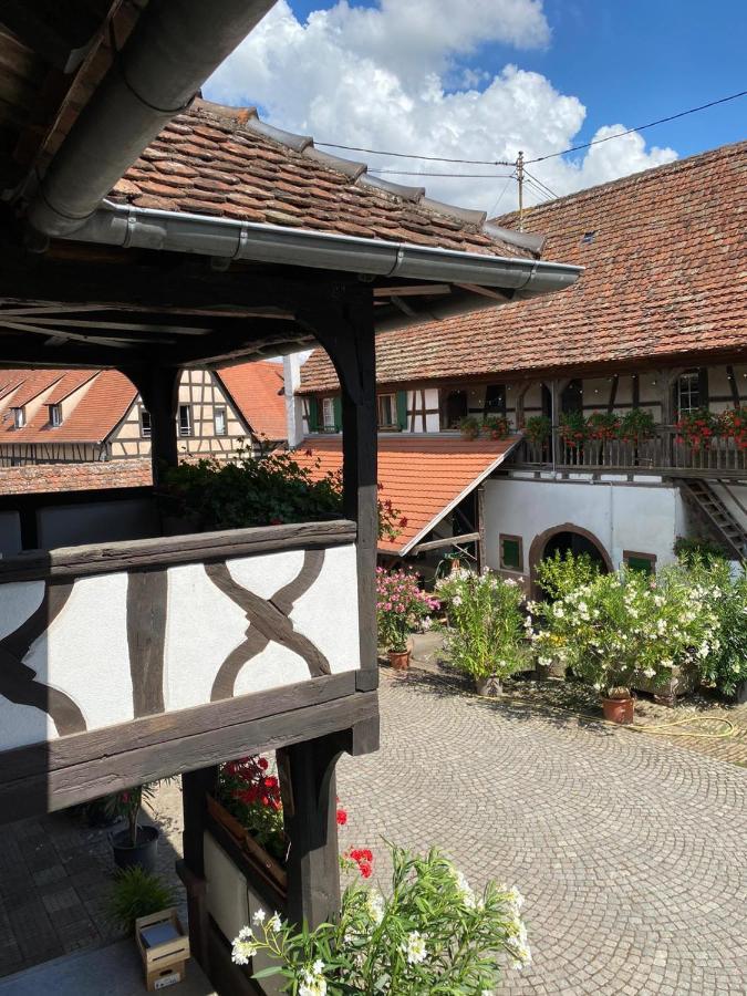 Chambres D'Hotes De Charme A La Ferme Freysz Quatzenheim Exteriör bild